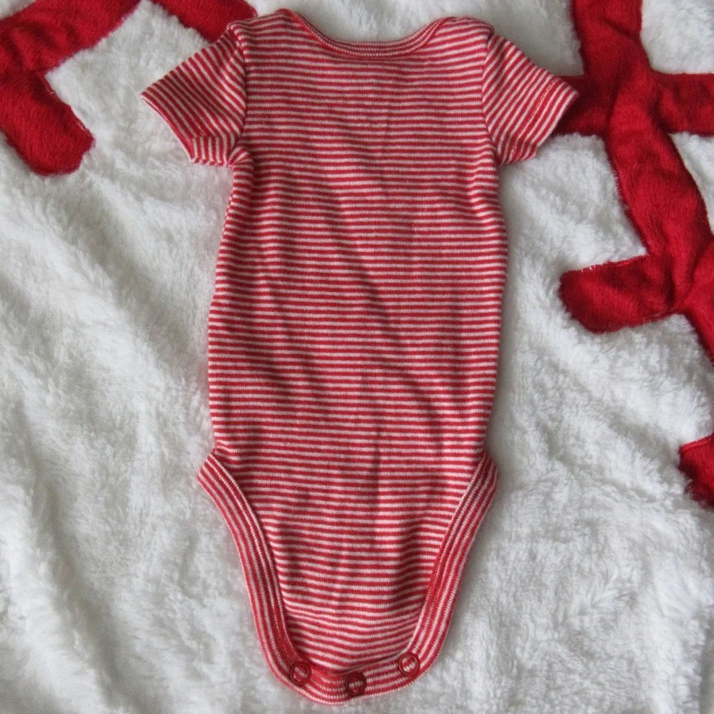 Carter's Blue & Red MVP Preemie Onesies
